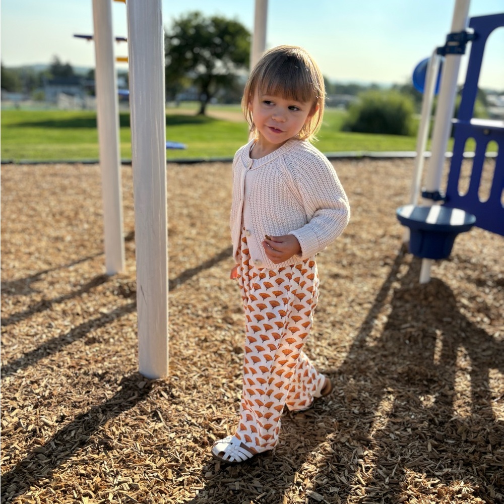 Kate Quinn Organic Woven Cotton Marigold Romper • Size 2T - Picture 2 of 11